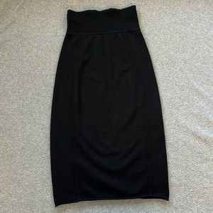 Aritzia Community Pencil Skirt Black